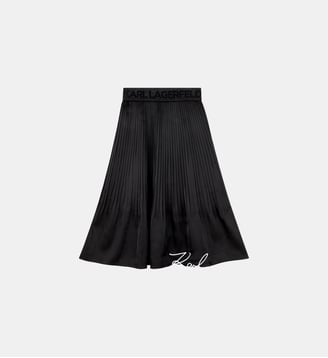 Jupe plissée - Karl Lagerfeld Kids - Black