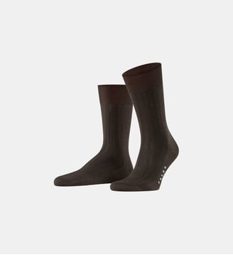 Chaussettes Milano siglées - Falke - Marron