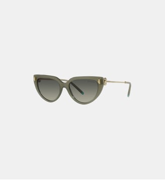 Lunettes de soleil Œil de chat TF4195 - Tiffany & Co - Vert