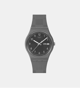 Montre Essentials Bleu foncé SO28M701 - Swatch - Gris