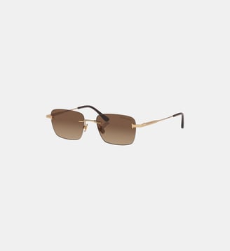Lunettes de soleil Rectangulaire Jake-02 - Tom Ford - Or brillant