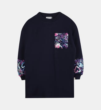 Robe avec manches ballon - Billieblush - Indigo