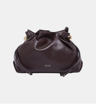 Sac cabas Riccy souple fermeture cordons  - Liu Jo - Aubergine