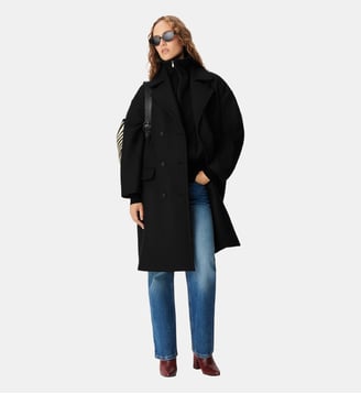 Caban long col camionneur amovible Ikks