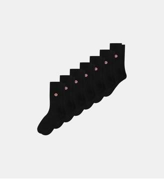 Lot de 7 chaussettes mi-hautes en coton Le Slip Francais