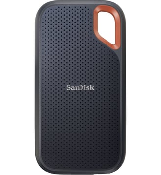 Disque SSD externe Extreme 2To noir et rouge - Sandisk - Rouge