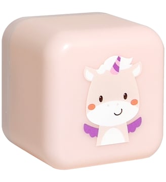 Veilleuse nomade Cube B Lily la Licorne - Cloud B - Rose