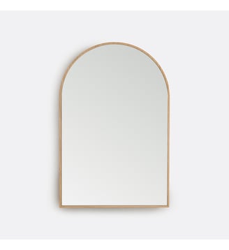 Miroir arche placage chêne 60x90 cm - La Redoute Interieurs - Naturel