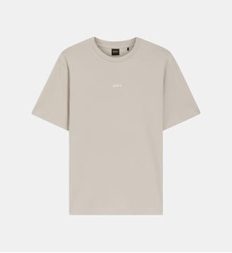 T-shirt modèle Tchup ample signature - BOSS - Open grey