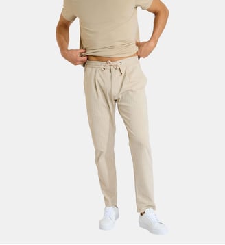 Pantalon THOMAS CERVO - Cala 1789 - Écru