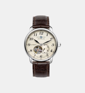 Montre automatique Graf Beige Z-7666-5 - Zeppelin - Argenté
