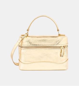 Sac Tangolino en cuir métallisé - Sandro - Or