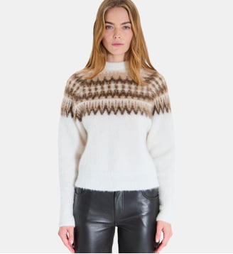Pull Nolly Creme - Zapa - Crème