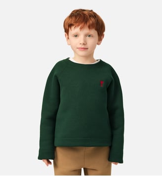 Sweatshirt en coton Ami de Coeur - AMI Paris - Vert bouteille