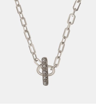 Collier choker chaîne   - Farah - Satellite - Argenté