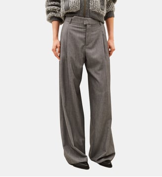 Pantalon Cravy - Ba&sh - Gris chine