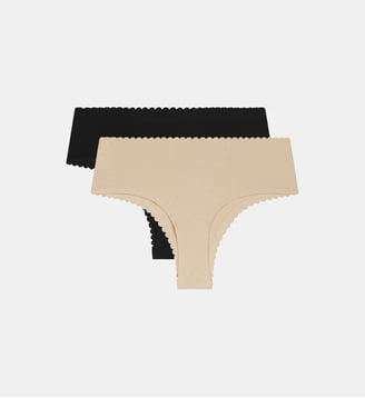 Lot de 2 culottes hipster Body Touch Easy - Dim - Beige