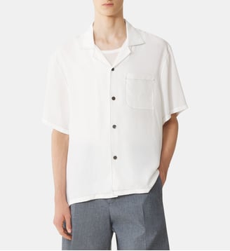 Chemise Dos Imprimé La Mère Et L'Enfant - Lanvin - Blanc