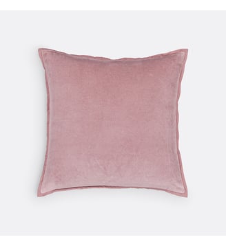 Housse de coussin velours uni - La Redoute Interieurs - Mauve