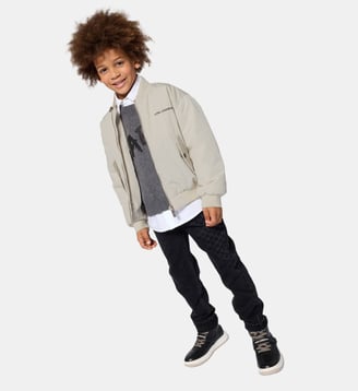 Pantalon en denim - Karl Lagerfeld Kids - Black