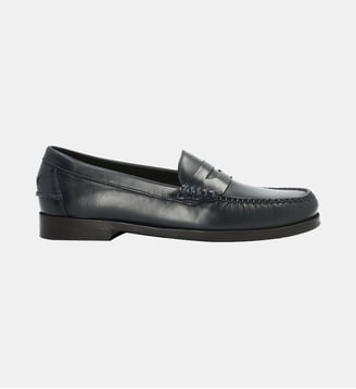 Mocassin cambridge - cuir lisse - Fairmount - Bleu marine