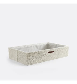 Housse de rangement pliable bouclette - La Redoute Interieurs - Écru