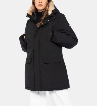 Parka à capuche - Schott - Noir