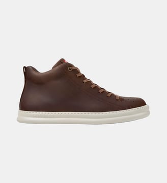 Baskets Runner Four cuir - Camper - Marron moyen clair