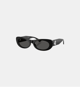 Lunettes de soleil Ovale JC5038BU - Jimmy Choo - Noir