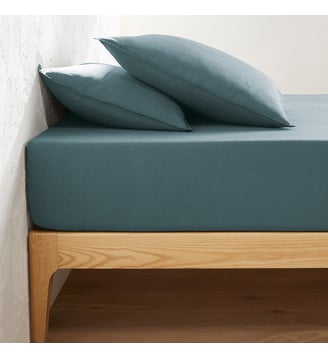 Drap-housse, flanelle coton bonnet 30 cm La Redoute Interieurs