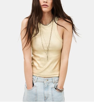 TSHIRT SHADEY - Ba&sh - Gold