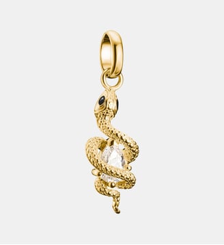 Pendentif Charm serpent avec pierre Connect - Thomas Sabo - Or