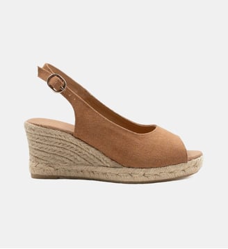 Espadrilles slingback - Jules & Jenn - Camel