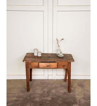 Table basse en bois Léonie N°320- Produit chiné - Debongout - Bois foncé