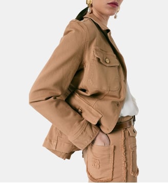 Saharienne en denim - TESSIA - Gerard Darel - Nude