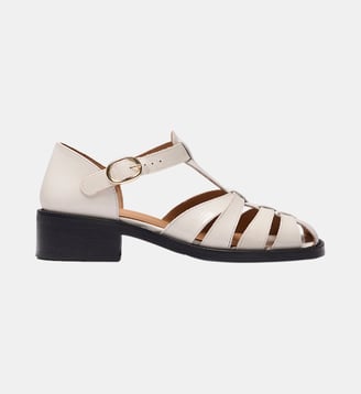 Sandales à talons Firi - Odaje - Écru