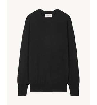 Pull col rond Origines - Bompard - Noir
