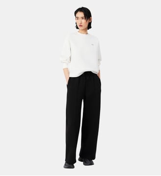 Pantalon de survêtement jersey wide fit - Lacoste - Noir