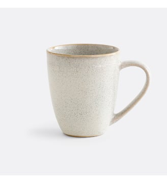 Lot de 4 mugs grès - La Redoute Interieurs - Gris clair