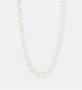 Collier de perles 15 mm - Balaboosté - Blanc
