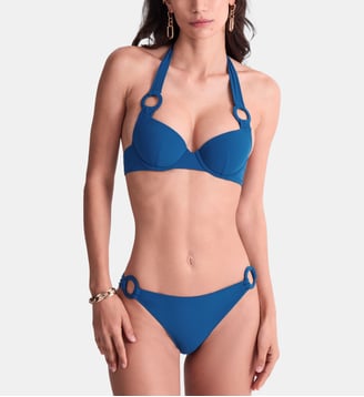 Haut de maillot de bain Push up coques - Aubade - Bleu