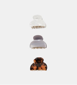 Set de 3 petites pinces à cheveux en résine - Balaboosté - Multicolore