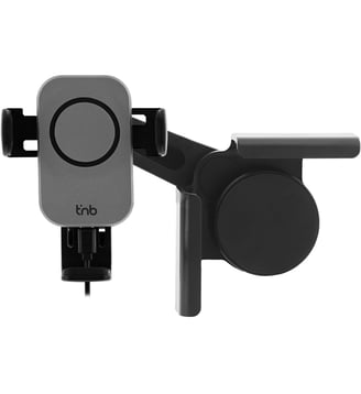 Support smartphone 15W pour Tesla noir et gris - TNB - Standard