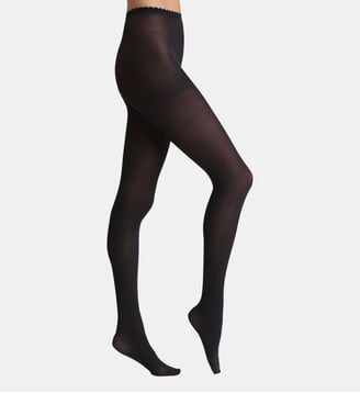 Collant en maille en microfibre effet seconde peau Body Touch - Dim - Noir