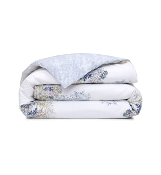 Housse de couette en percale de coton Yves Delorme
