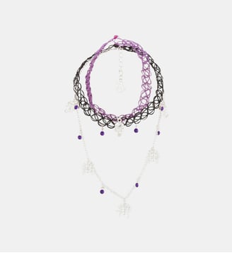 Set de 3 colliers assortis Halloween - Balaboosté - Noir