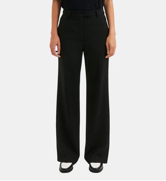 Pantalon droit de tailleur - MANI - Pablo - Noir
