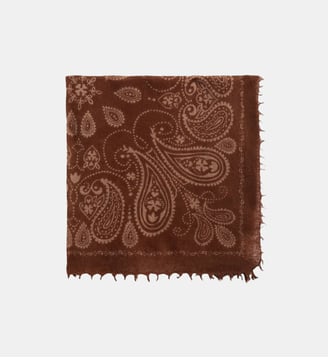 Bandana en cachemire - STEPHIE - Pablo - Marron
