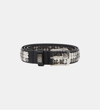 Ceinture 4 cm cm avec clous all-over - Diesel - Noir