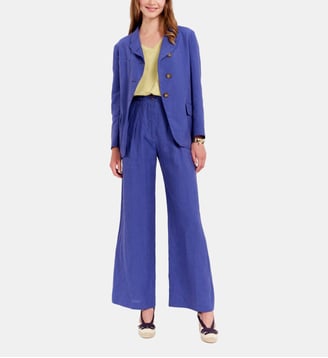 Veste Yohan en lin - Ines de la Fressange Paris - Bleu